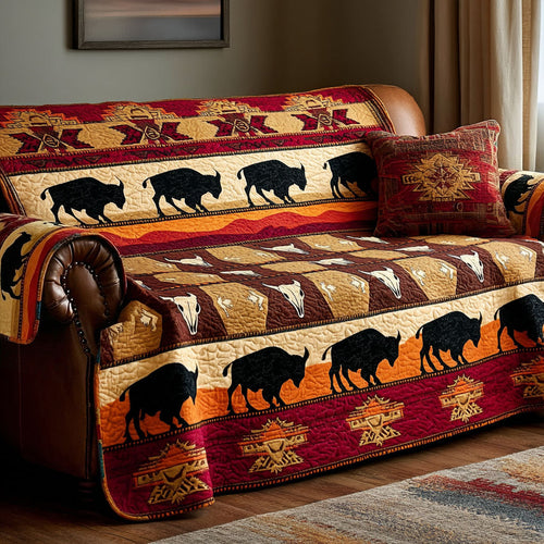 Prairie Echo Quilted Sofa Cover NCU0NT11947