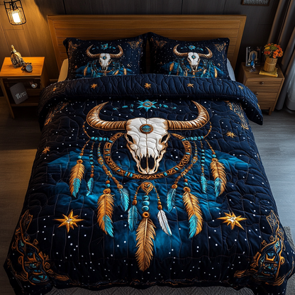 Prairie Heritage 3-Piece Quilted Bedding Set NCU0DK3224