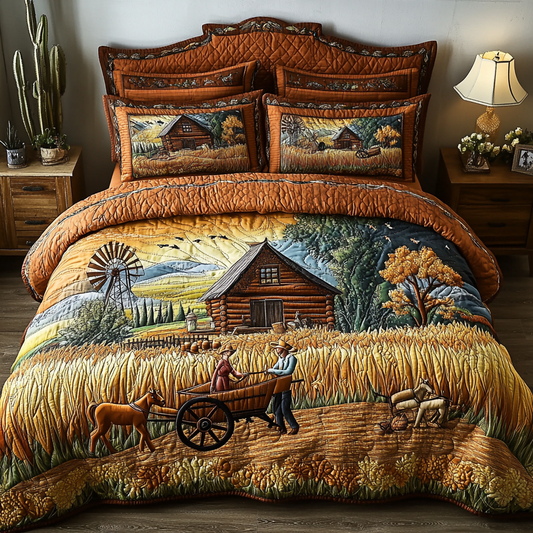Prairie Life 3-Piece Quilted Bedding Set NCU0DK7190