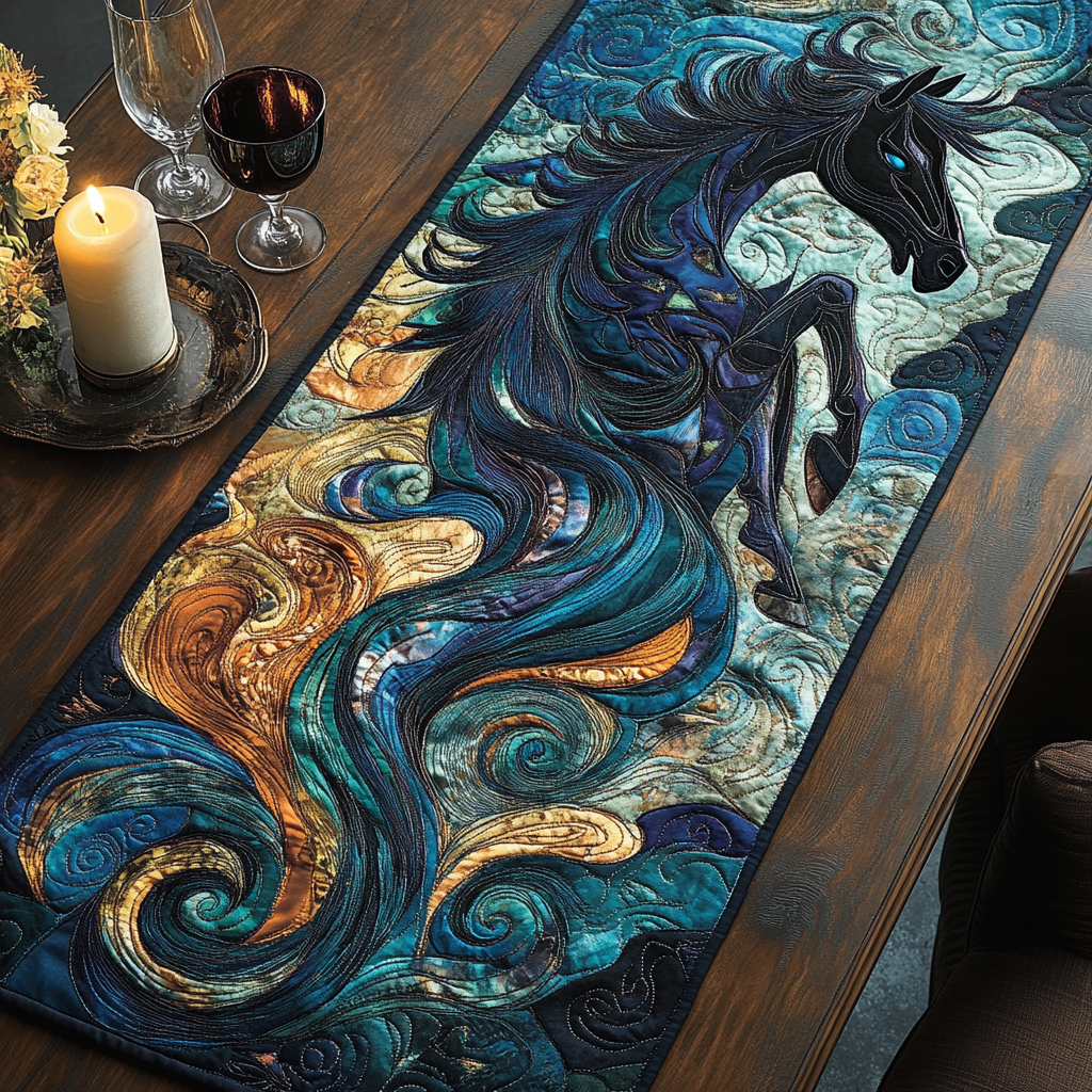 Prairie Majesty Quilted Table Runner NCU0VH5847