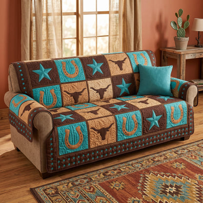 Prairie Nights Quilted Sofa Cover NCU0TD2741
