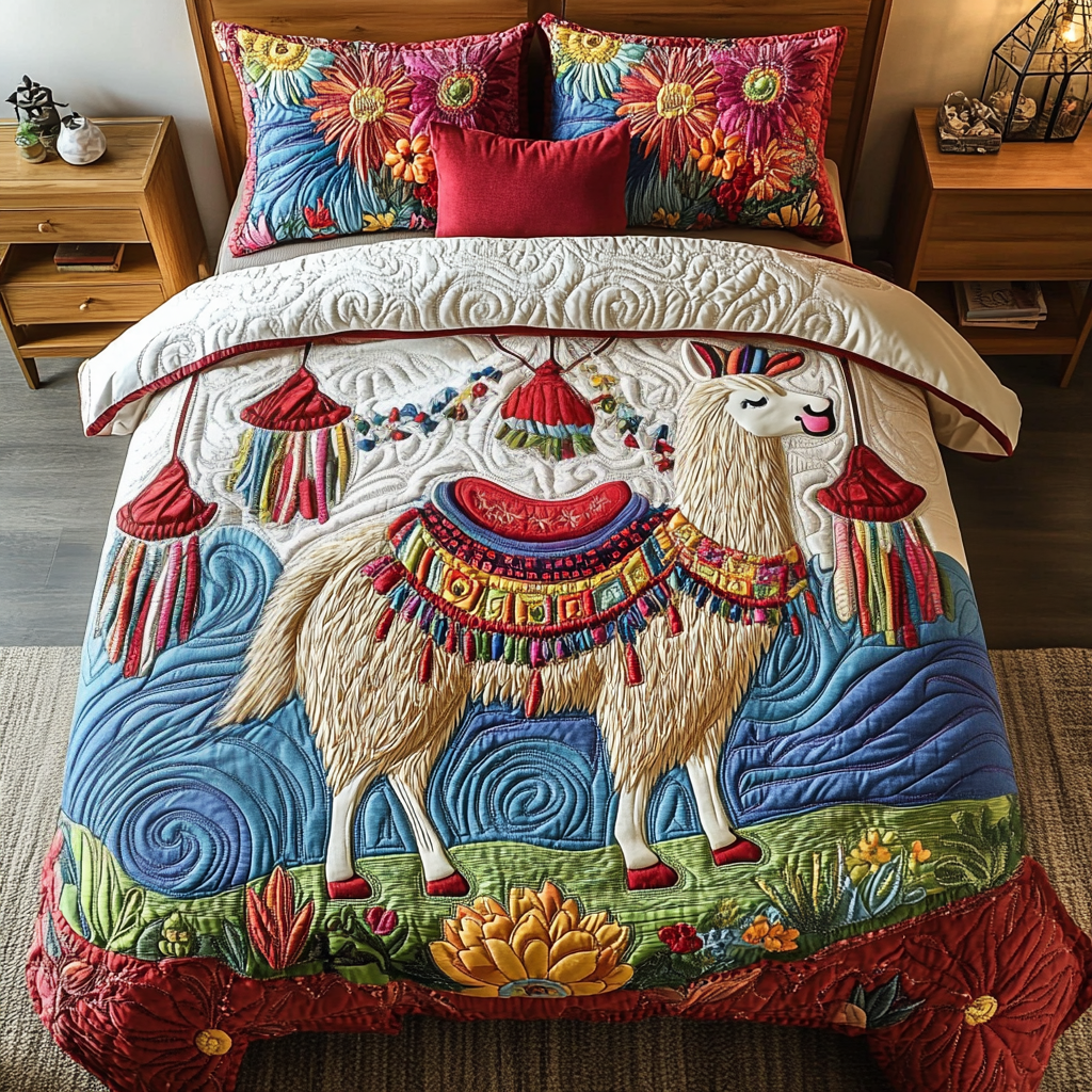 Prairie Peace 3-Piece Quilted Bedding Set NCU0VH5803