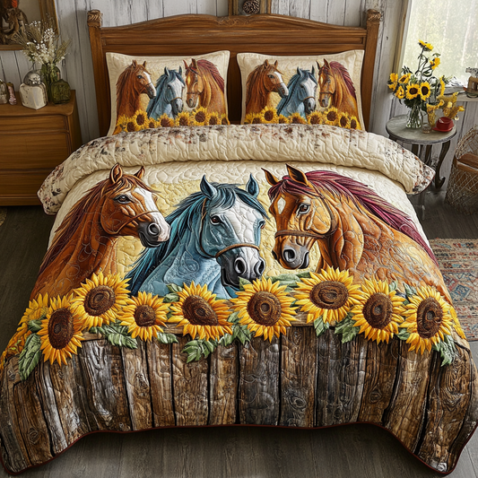 Prairie Pride 3-Piece Quilted Bedding Set NCU0VH5692