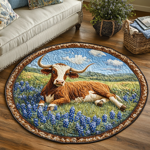Prairie Pride Quilted Round Mat NCU0VH5268
