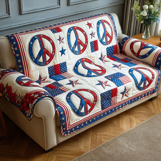 Prairie Pride Quilted Sofa Cover NCU0TD2253