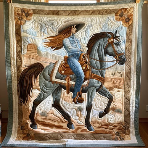 Prairie Ride Quilted Blanket NCU0DV1550