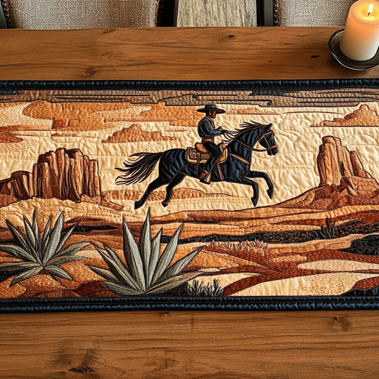Prairie Ride Quilted Table Runner NCU0VH5420