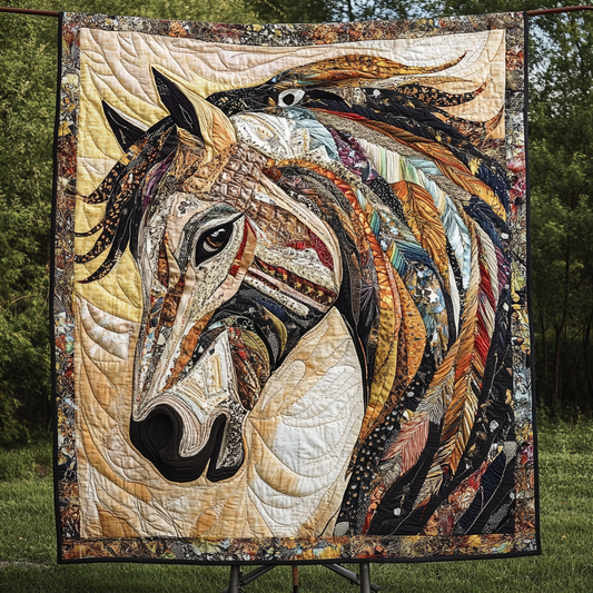 Prairie Rider Quilted Blanket NCU0DK3254