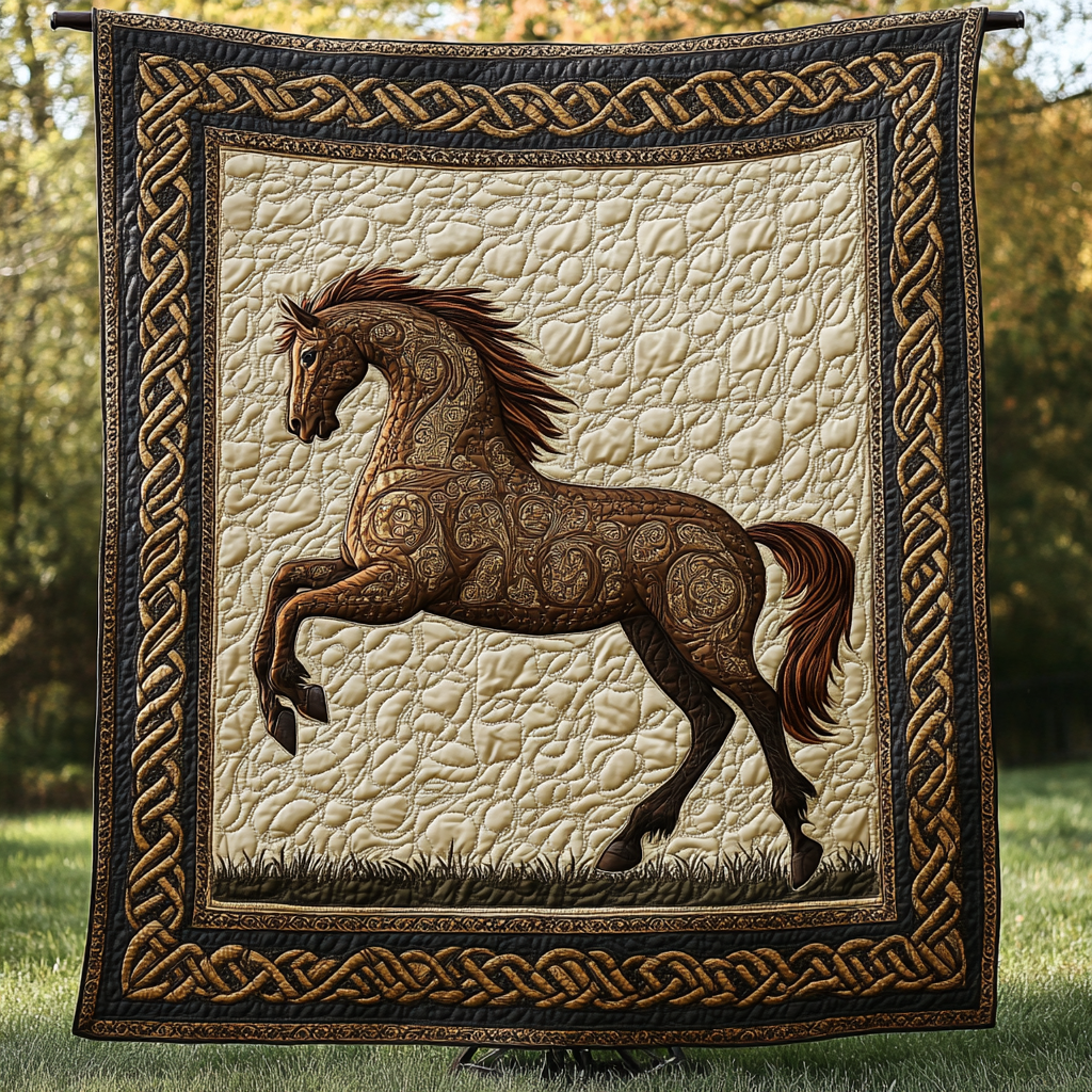 Prairie Rider Quilted Blanket NCU0DK3452