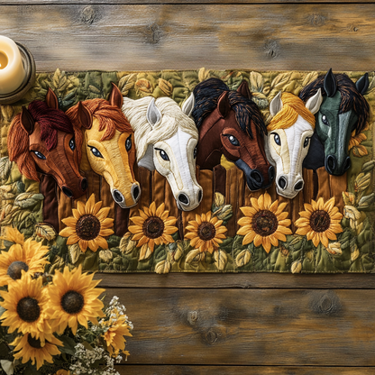 Prairie Run Quilted Table Runner NCU0VH5673