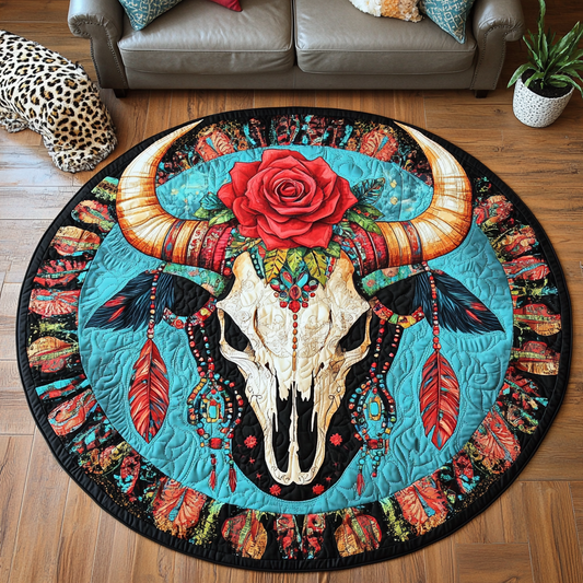 Prairie Soul Quilted Round Mat NCU0VH5981