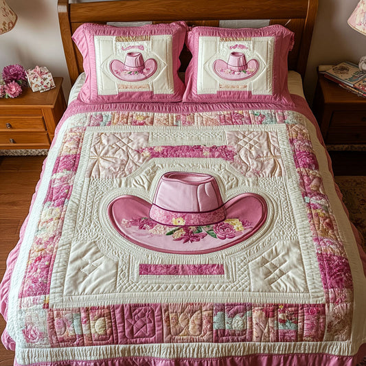 Prairie Spirit 3-Piece Quilted Bedding Set NCU0PT2544