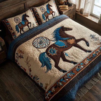 Prairie Wind 3-Piece Quilted Bedding Set NCU0PT11183