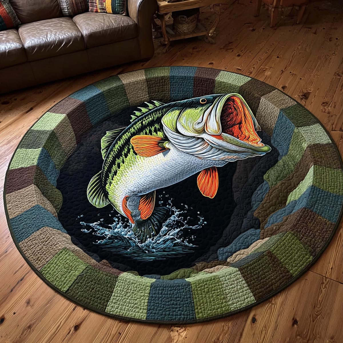 Predator Below Quilted Round Mat NCU0DV9605