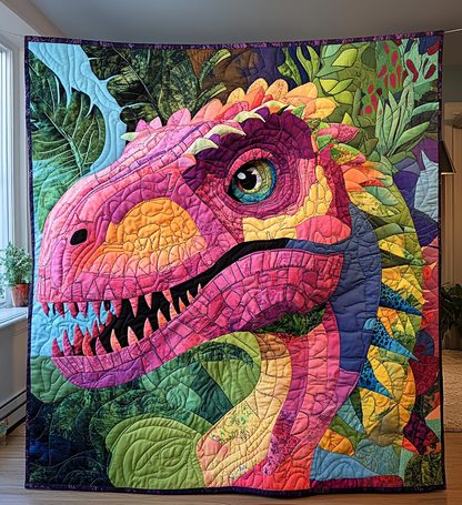 Prehistoric Pals Art Quilt Hanging NCU0DV825