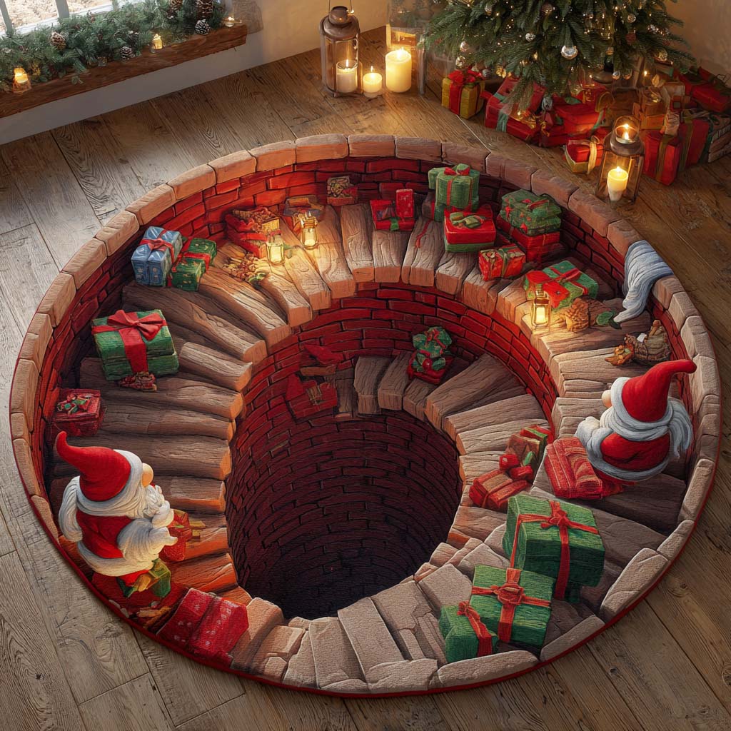 Present Steps Round Carpet NCU0XD1428