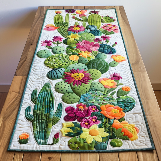 Prickly Paradise Quilted Table Runner NCU0TH464