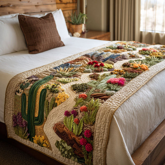 Prickly But Sweet Quilted Bed Runner NCU0PT8628