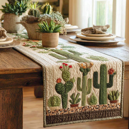 Prickly Charm Quilted Table Runner NCU0PT8835