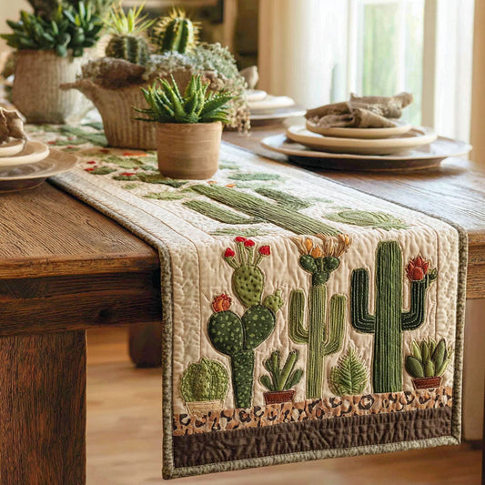 Prickly Charm Quilted Table Runner NCU0PT8835