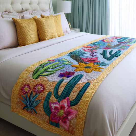 Prickly Love Quilted Bed Runner NCU0PT8602