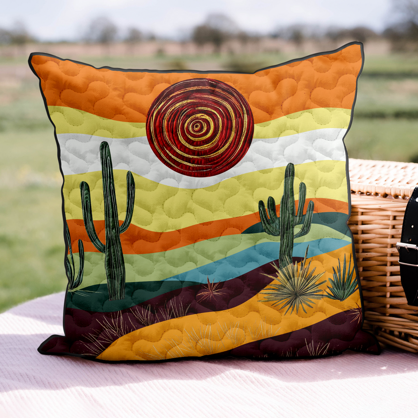 Prickly Paradise Quilted Pillow Case NCU0DK5302