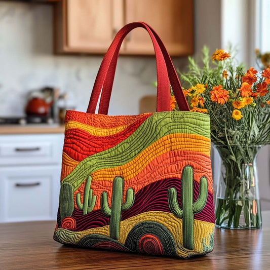 Prickly Paradise Quilted Tote Bag NCU0NT8825