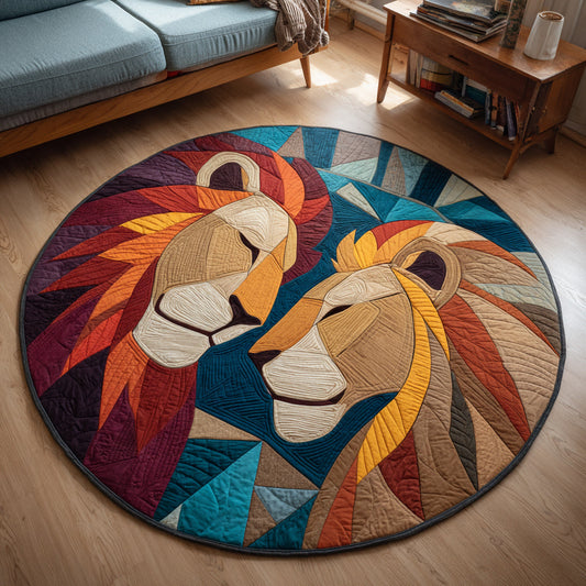 Pride Lion Quilted Round Mat NCU0HH577