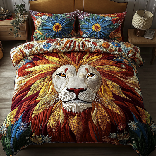 Prideful Beauty 3-Piece Quilted Bedding Set NCU0VH2336