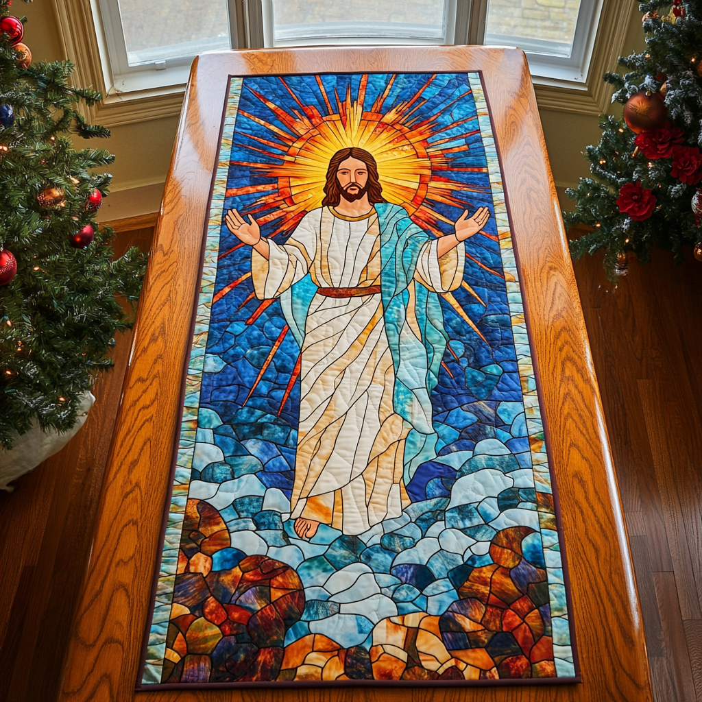 Prince of Peace Quilted Table Runner NCU0DK1864