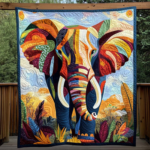 Prism Pachyderm Quilted Blanket NCU0NT1104