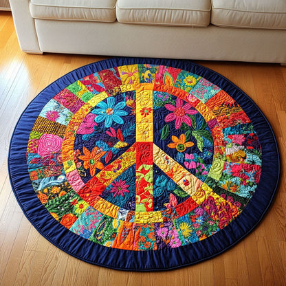 Prism Parade Quilted Round Mat NCU0PT980