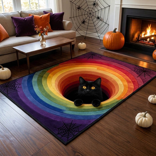 Prismatic Cat Tunnel Area Rug NCU0HH2081
