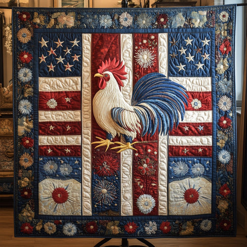 Proud Rooster Heritage Quilted Blanket NCU0PT3927
