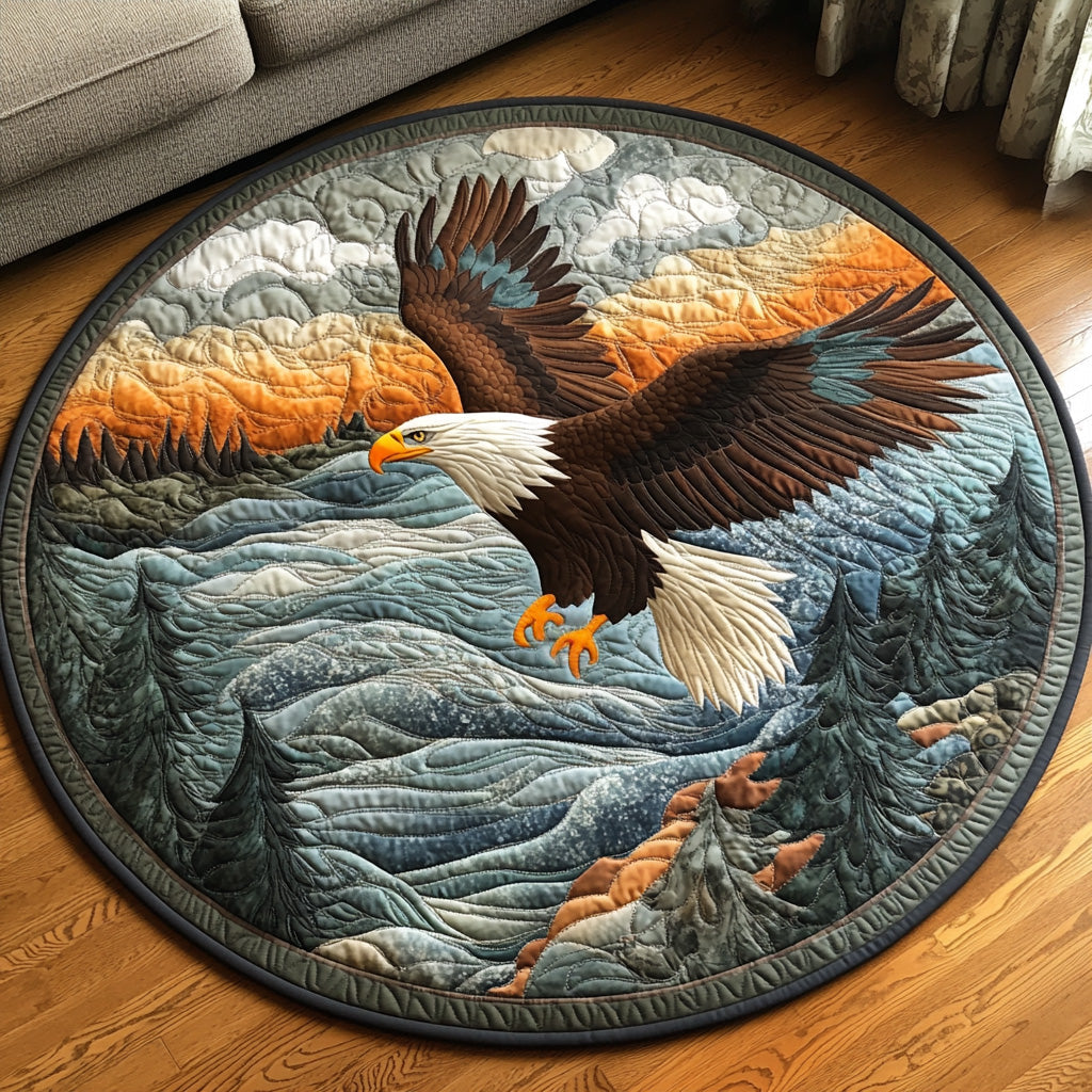 Proud Wings Quilted Round Mat NCU0DV6723