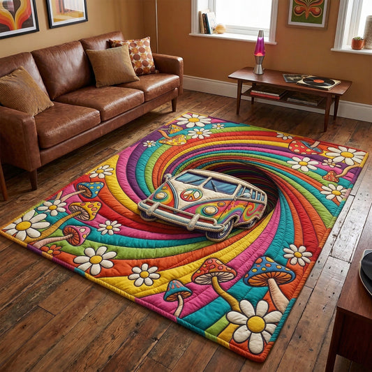 Psychedelic Drive Area Rug NCU0NT12491