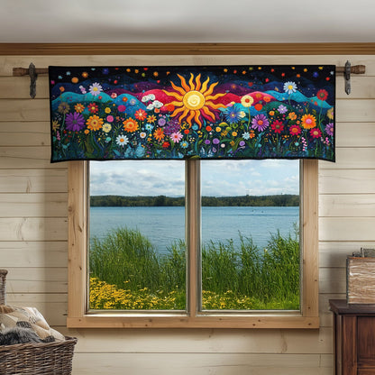 Psychedelic Sunrise Quilted Valance NCU0PT6114
