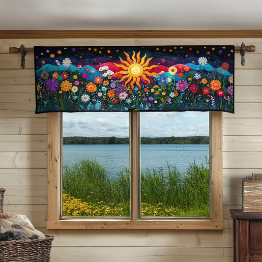 Psychedelic Sunrise Quilted Valance NCU0PT6114