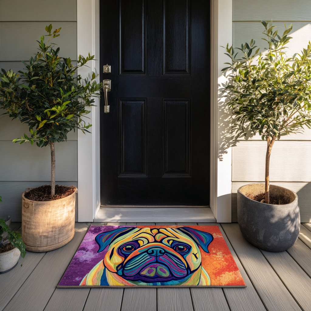 Pug Charm Doormat NCU0DK10281