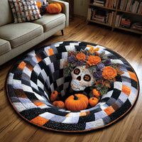 Pumpkin Pit Quilted Round Mat NCU0DV7387