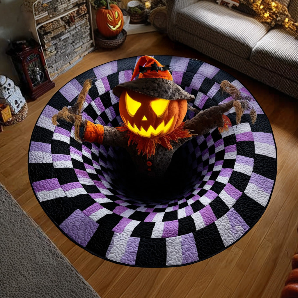 Halloween Quilted Round Mat NCU0VT251