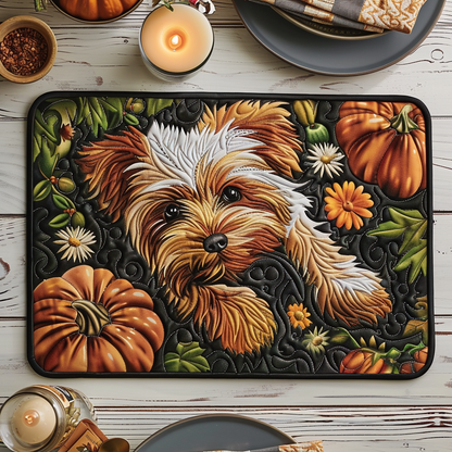 Pumpkin Yorkshire Quilted Place Mat NCU0TH218