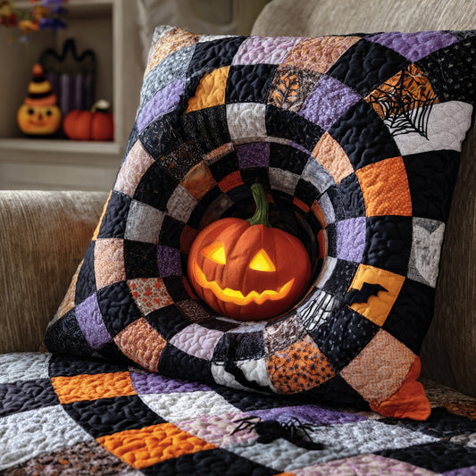 Pumpkin Abyss Quilted Pillow Case NCU0DV7576