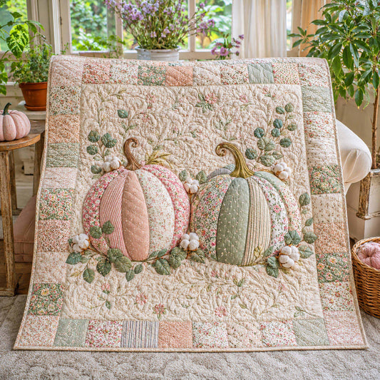 Pumpkin Bliss Quilted Blanket NCU0TD3080