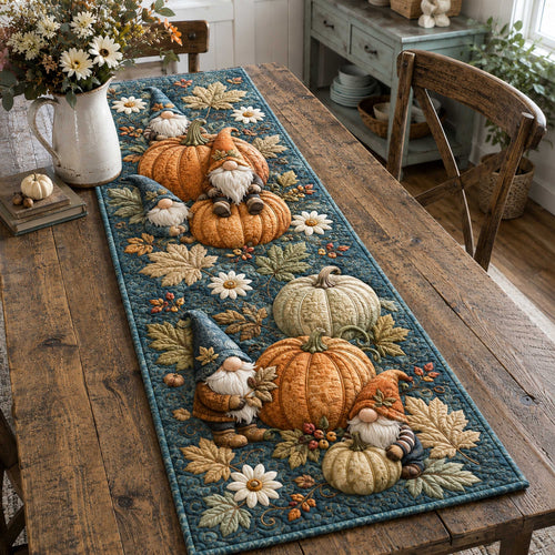 Pumpkin Glow Quilted Table Runner NCU0TD3190