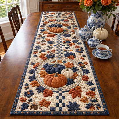 Pumpkin Grove Quilted Table Runner NCU0TD3182