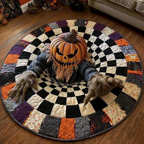 Pumpkin Haunter Quilted Round Mat NCU0DV9890