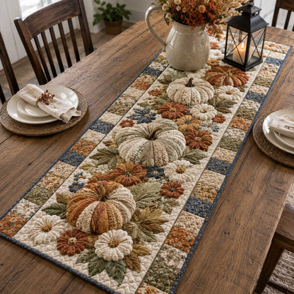 Pumpkin Magic Quilted Table Runner NCU0TD3188