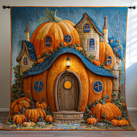 Pumpkin Manor Quilted Blanket NCU0NT9547