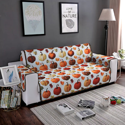 Pumpkin Patch Quilted Sofa Cover NCU0PT1166